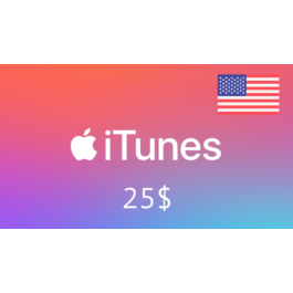 iTunes 🔥 Gift Card -  25$ 🇺🇸(USA)