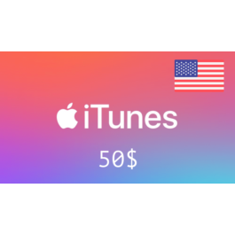 iTunes 🔥 Gift Card -  50$ 🇺🇸(USA)