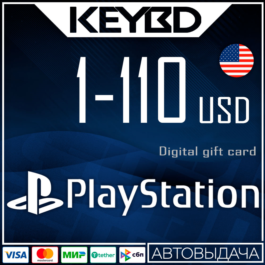 🔰Playstation Network PSN🔵1-100$ (USA) Gift Card