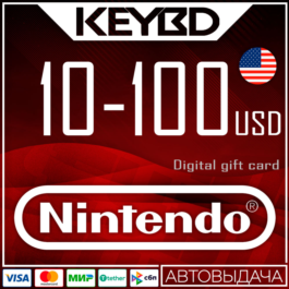 🔰Nintendo eShop Gift Card⭕10-20-25-35-50-70-100$ USA