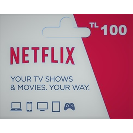 🔸NETFLIX Gift Card 100 TL (Turkey)🔸