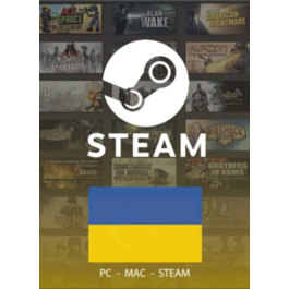 GIFT CARD STEAM WALLET Ukraine UAH AUTO CODE