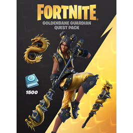 Fortnite «Goldenbane Guardian Quest Pack» + 1500 VBUCKS