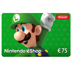 🎁 КАРТА ОПЛАТЫ NINTENDO ESHOP — 75 EUR [EU] | СКИДКИ