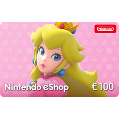 🎁 КАРТА ОПЛАТЫ NINTENDO ESHOP — 100 EUR [EU] | СКИДКИ