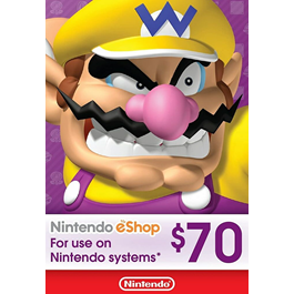 🎁 NINTENDO ESHOP PAYMENT CARD - 70 USD [USA]