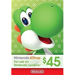 🎁 NINTENDO ESHOP PAYMENT CARD - 45 USD [USA]