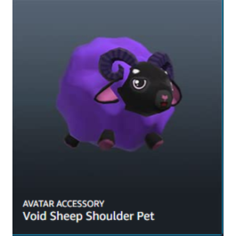 ✔️Code Roblox Void Sheep Shoulder Pet  #6