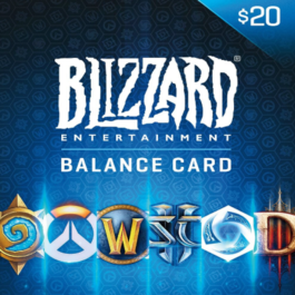 BLIZZARD GIFT CARD 20$ USD ✅(USA)