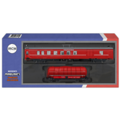 Пожарный поезд для игры Minecraft