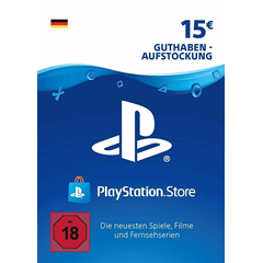 PLAYSTATION NETWORK (PSN) - 15€ EUR (DE , GERMANY) 🎁