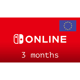 ✅Nintendo Switch Online🔥Gift Card -3 months 🇪🇺(EU)