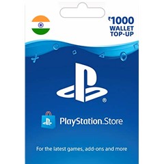 КАРТА PLAYSTATION PSN - 1000 РУПИЙ RS 🇮🇳🔥ИНДИЯ INR