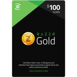 📌RAZER GOLD GIFT CARD 100 USD (GLOBAL) 💵