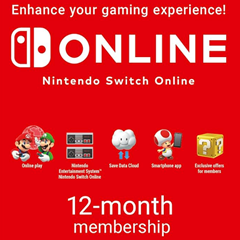 NINTENDO SWITCH ONLINE MEMBERSHIP 12 МЕСЯЦЕВ ✅(EU)