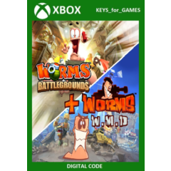 ✅🔑Worms Battlegrounds + Worms W.M.D XBOX ONE/X|S🔑КЛЮЧ