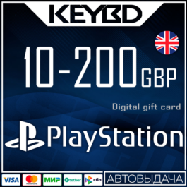 🔰Playstation Network PSN🔵10-100 GBP(UK) Gift Card