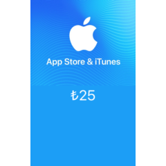 App Store&iTunes Gift Card 25 TL (Турция)
