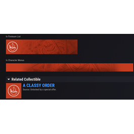 Destiny 2 emblem - A CLASSY ORDER