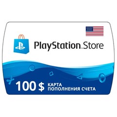 Карта PlayStation(PSN) 100$ USD (Долларов) 🔵США