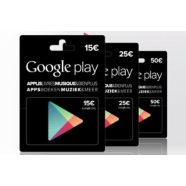 Google Play Gift Card (EUR Only) 15 - 50