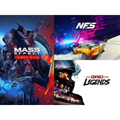 NFS Heat+Mass Effect Legendary+Grid Legends Origin+Mail