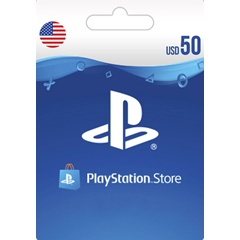 🎮PLAYSTATION NETWORK PSN - 50$ USD ✅(USA)