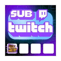 🔮TWITCH SUB | ПОДАРОЧНАЯ ПОДПИСКА | 1-3 УР. | 🔮