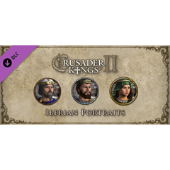 Crusader Kings II: Iberian Portraits 💎 DLC STEAM GIFT