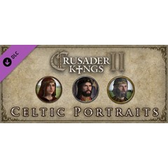 Crusader Kings II: Celtic Portraits 💎 DLC STEAM GIFT