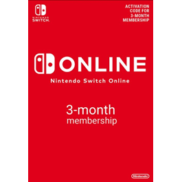 NINTENDO SWITCH ONLINE GIFT CARD 3 MONTHS ✅(EU)