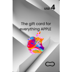 ITUNES GIFT CARD 4 $ USA