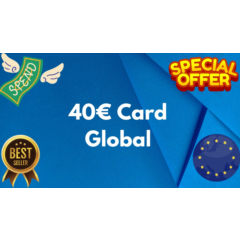 💶40€ Card Global🌎All Services/Subscriptions/Others✅⭐️