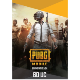 PUBG Mobile 60 UC Unknown Cash 🔴 GLOBAL KEY 🔑