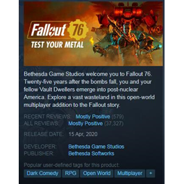 Fallout 76: Steel Dawn Deluxe Edition (Steam Key GLOBAL