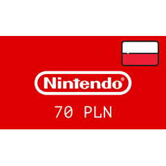 ✅Nintendo🔥Gift Card- 70 PLN 🇵🇱 (Польша) Без комиссии