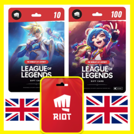 ⭐️ ALL GIFT CARDS⭐🇬🇧League of Legends 10-108 GBP (UK)