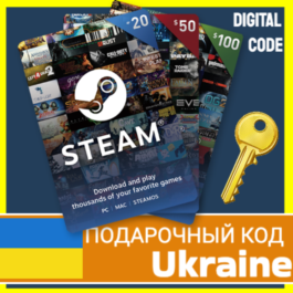 ⭐🇺🇦 STEAM GIFT CARD UAH Ukraine WALLET UA COD БАЛАНС