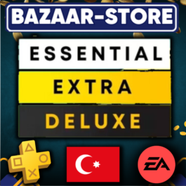 ⬛️PS PLUS ESSENTIAL EXTRA DELUXE 1-12 MONTH TURKEY PSN⚫