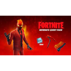 Fortnite-Inferno&acute;s Quest Pack + V-Bucks XBOX PC КЛЮЧ🔑