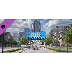 Cities: Skylines - Plazas & Promenades 💎 DLC STEAM РФ