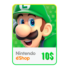 🍄Карта пополнения Nintendo eShop 10$ USD 🍄