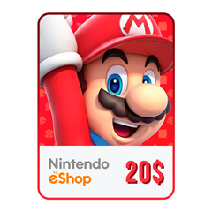 🍄Карта пополнения Nintendo eShop 20$ USD 🍄