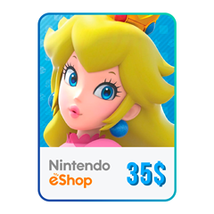 Карта пополнения Nintendo eShop 35 USD 🍄Без комиссии🍄