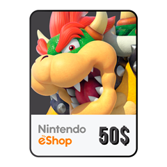 🍄Карта пополнения Nintendo eShop 50$ USD🍄