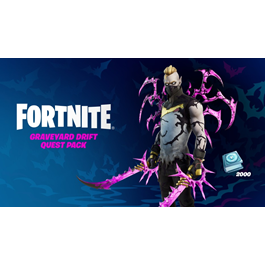 ✅Fortnite🔥⚡️ Graveyard Drift Quest Pack + 2000 Vbucks✅