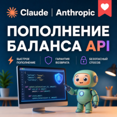 Claude | Anthropic | Пополнение баланса API