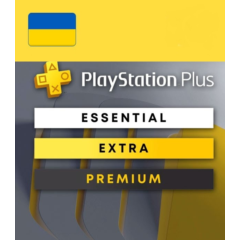 🔥PSN PLUS УКРАИНА ESSENTIAL EXTRA DELUXE 1-12 МЕСЯЦЕВ