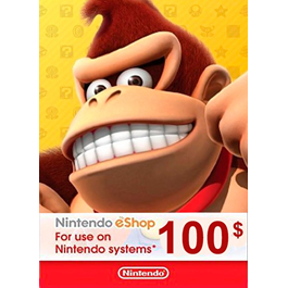 🎁 NINTENDO ESHOP PAYMENT CARD - 100 USD [USA]