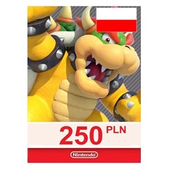 🎁 КАРТА ОПЛАТЫ NINTENDO ESHOP — 250 PLN [PL] | ПОЛЬША